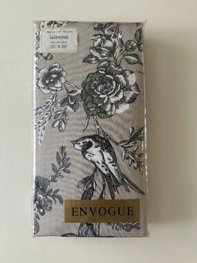 Fabric Napkins - Set of 4 (New)